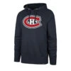 '47 BRAND Montreal Canadiens 47 Brand Imprint Headline Pullover Mens Hoodie