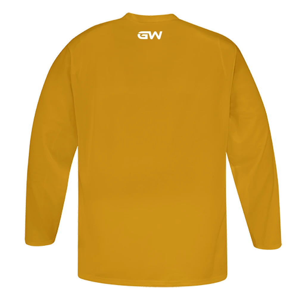 GameWear GW5500 ProLite Series Junior Hockey Practice Jersey - Yellow 2 GameWear GW5500 ProLite Series Junior Hockey Practice Jersey - Yellow - Image 2