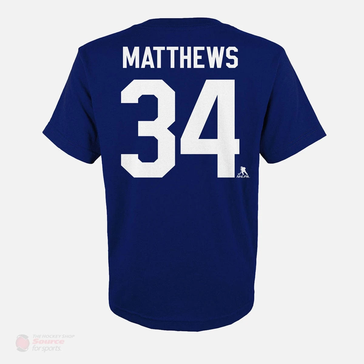 Toronto Maple Leafs Outer Stuff Name & Number Youth Shirt - Auston Matthews 3 Toronto Maple Leafs Outer Stuff Name & Number Youth Shirt - Auston Matthews - Image 3